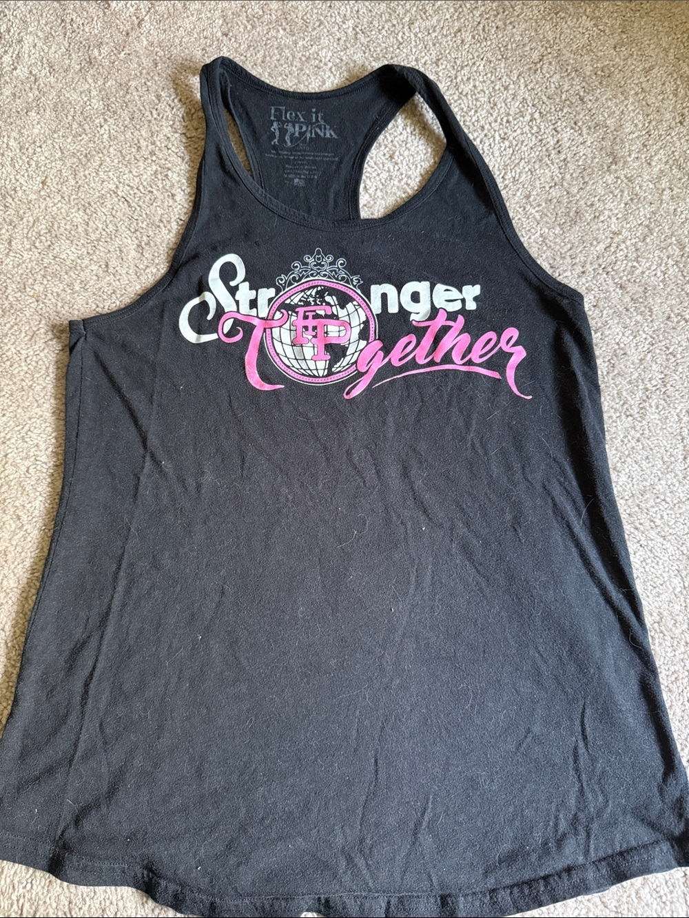 Stronger Together Racer Back Tank Top